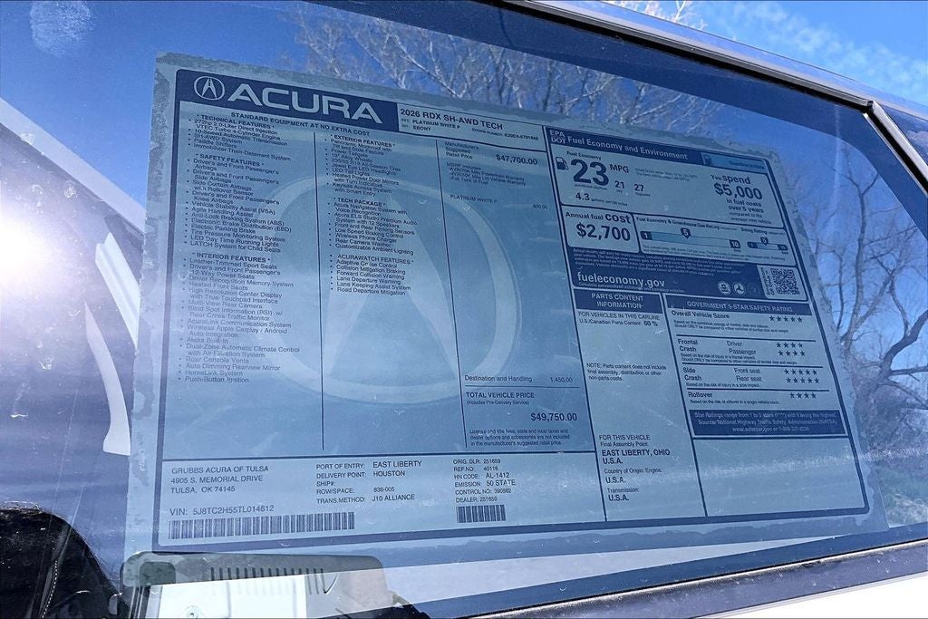 2026 Acura RDX Technology Package SH-AWD