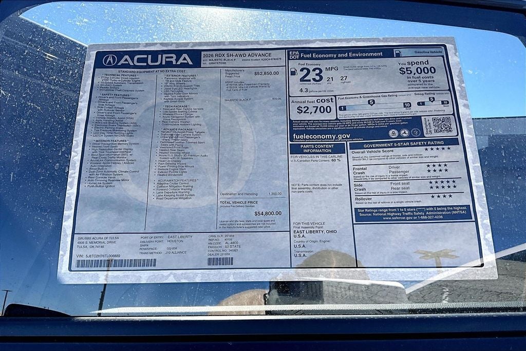2026 Acura RDX Advance Package SH-AWD