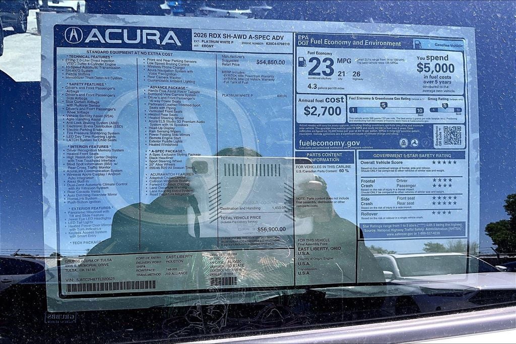 2026 Acura RDX A-Spec Advance Package SH-AWD
