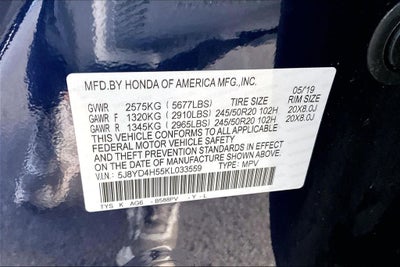 2019 Acura MDX 3.5L Technology Package SH-AWD