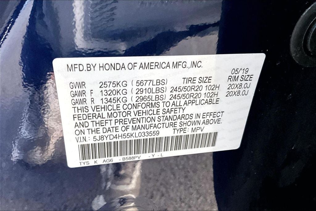 2019 Acura MDX 3.5L Technology Package SH-AWD