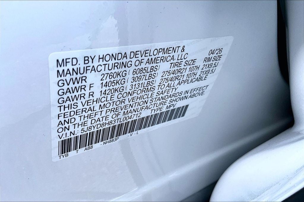 2026 Acura MDX Type S w/Advance Package SH-AWD