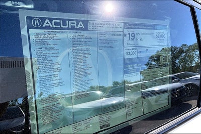 2026 Acura MDX Type S w/Advance Package SH-AWD