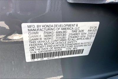 2026 Acura MDX Type S w/Advance Package SH-AWD