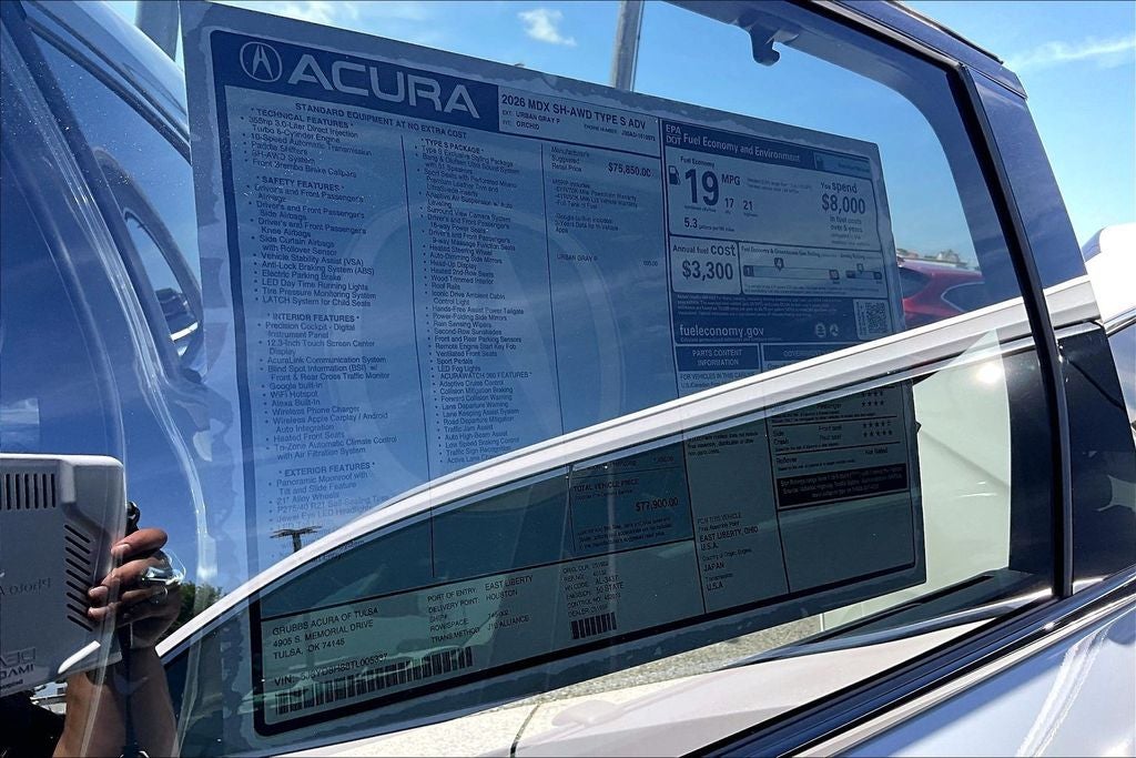 2026 Acura MDX Type S w/Advance Package SH-AWD