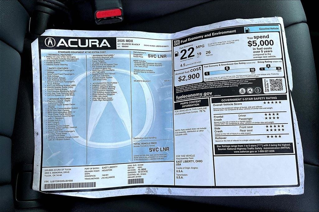 2025 Acura MDX Base