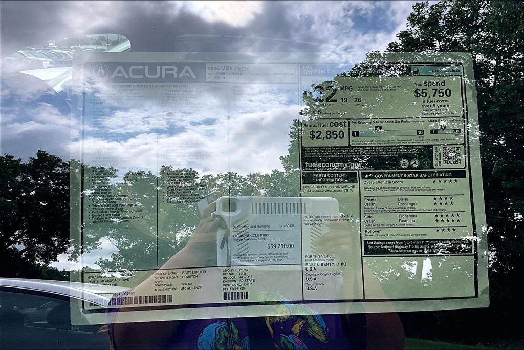 2026 Acura MDX Technology Package