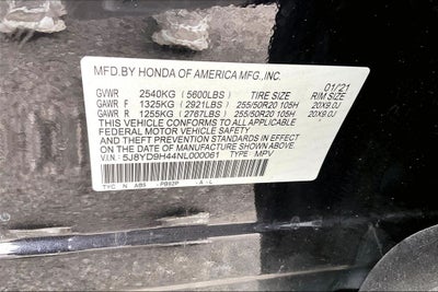2022 Acura MDX Technology