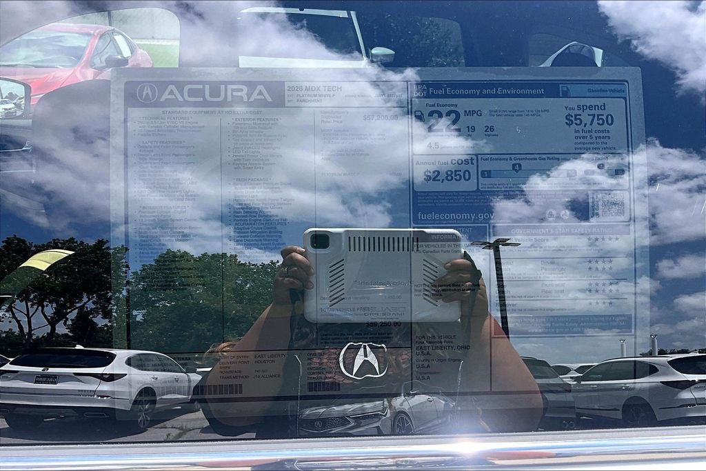 2026 Acura MDX Technology Package