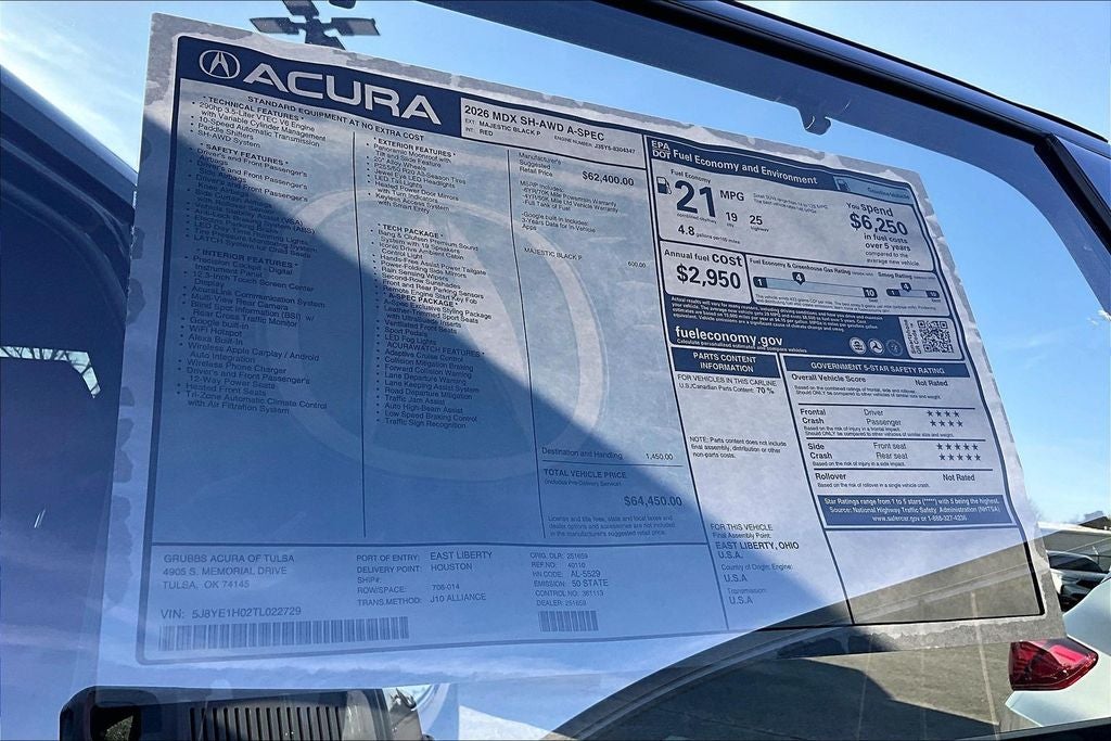2026 Acura MDX A-Spec SH-AWD