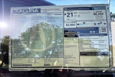 2026 Acura MDX Advance Package SH-AWD