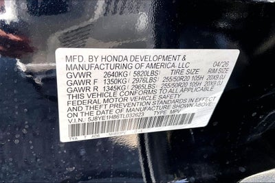 2026 Acura MDX Advance Package SH-AWD