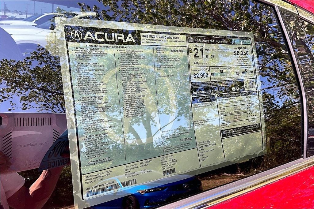 2026 Acura MDX Advance Package SH-AWD