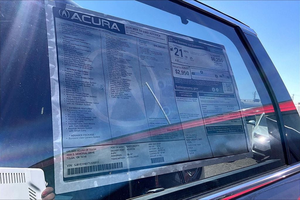 2026 Acura MDX Advance Package SH-AWD