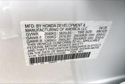 2026 Acura MDX A-Spec Advance Package SH-AWD