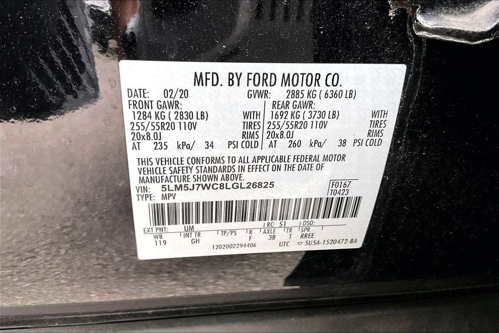 2020 Lincoln Aviator Reserve