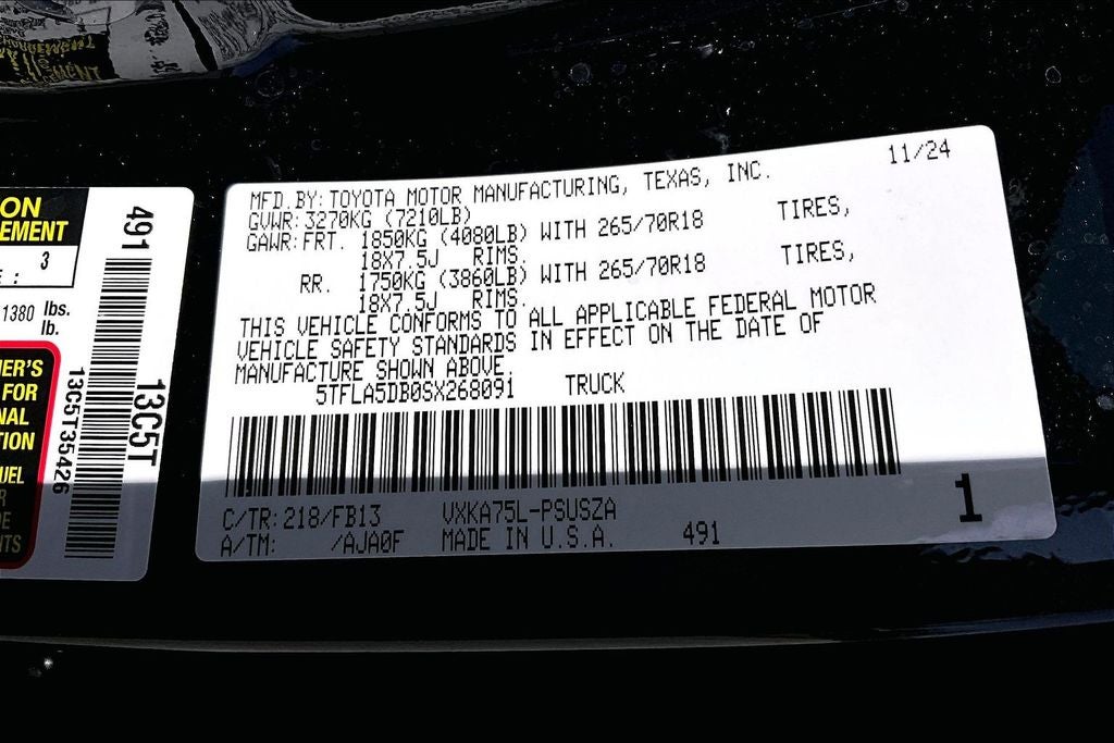 2025 Toyota Tundra SR5