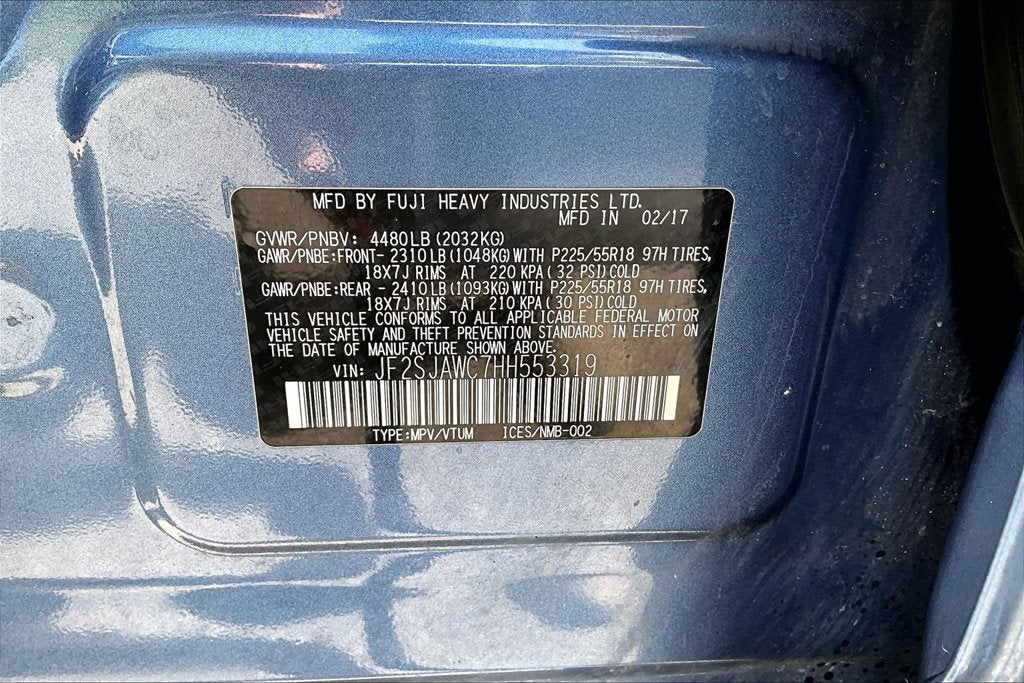 2017 Subaru Forester 2.5i Touring
