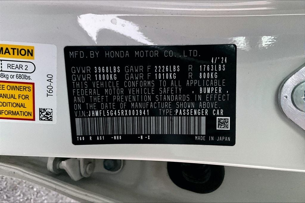 2024 Honda Civic Type R Manual