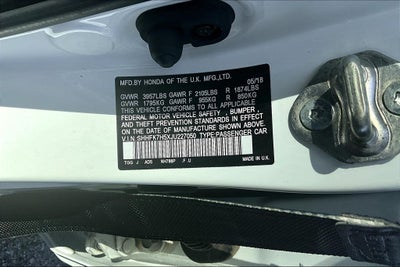 2018 Honda Civic EX