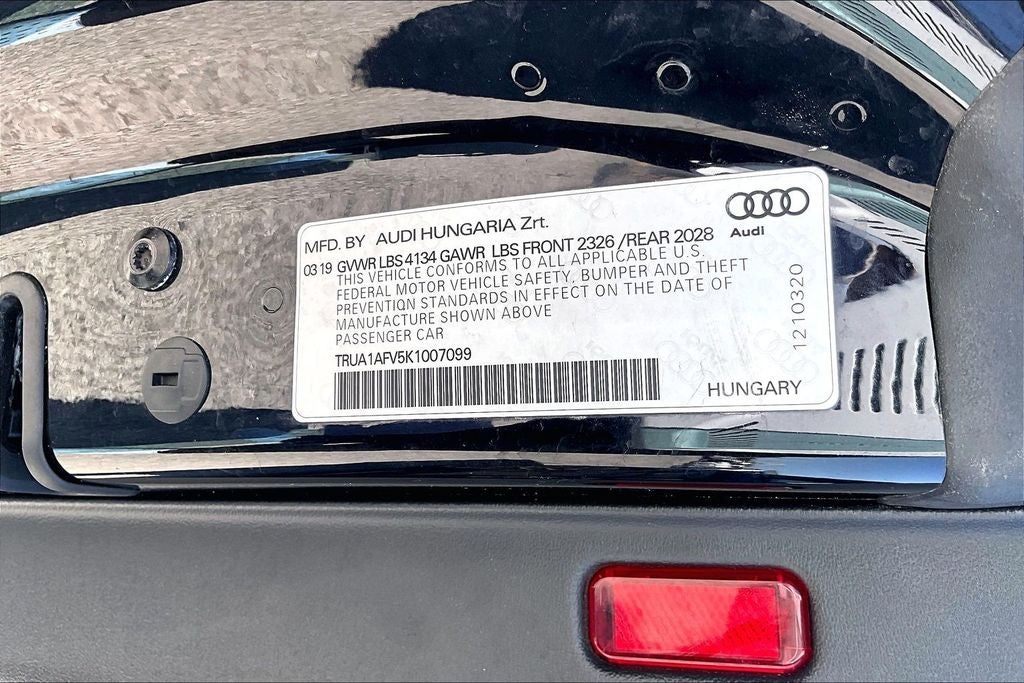 2019 Audi TTS 2.0T quattro