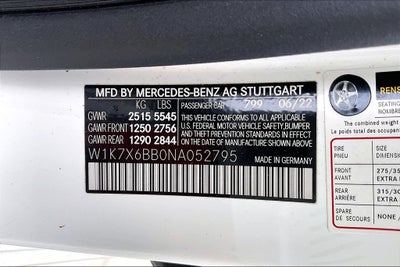 2022 Mercedes-Benz AMG® GT 53 Base 4MATIC®