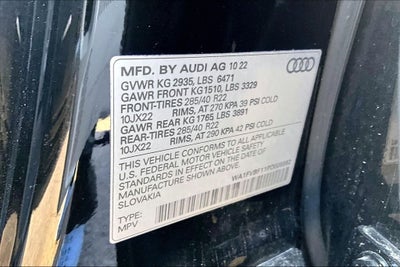 2023 Audi Q8 55 Prestige quattro