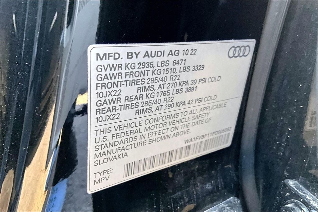 2023 Audi Q8 55 Prestige quattro