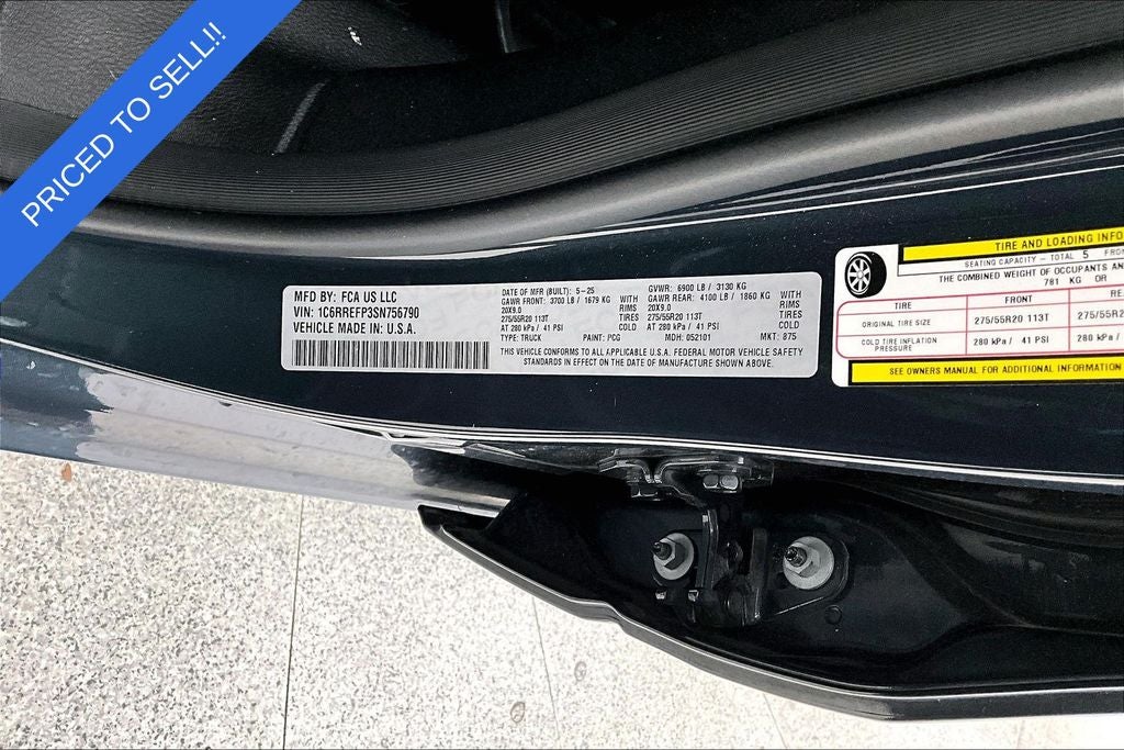 2025 RAM 1500 Big Horn/Lone Star