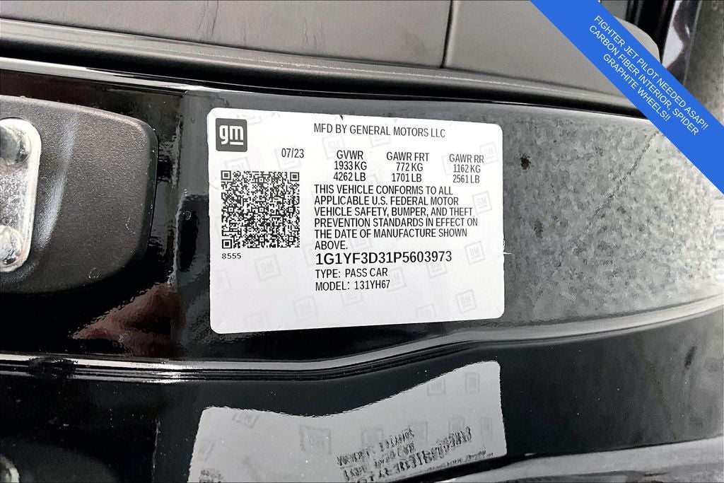 2023 Chevrolet Corvette Z06 3LZ