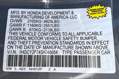 2025 Honda Accord Hybrid Sport-L