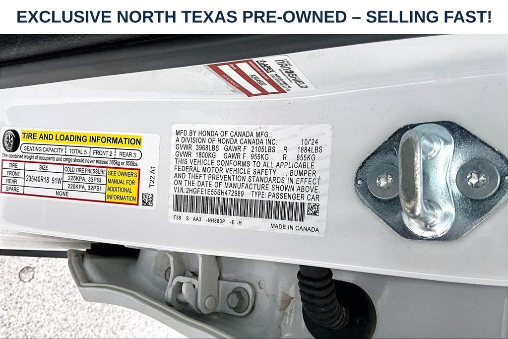 2025 Honda Civic Si Base