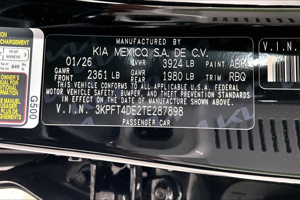 2026 Kia K4 LXS