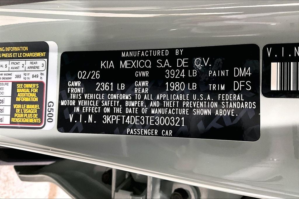 2026 Kia K4 LXS