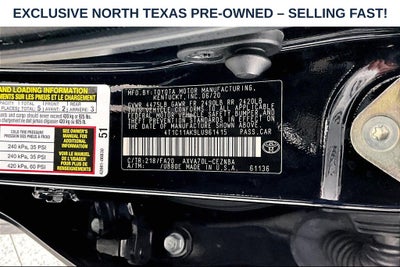 2020 Toyota Camry LE