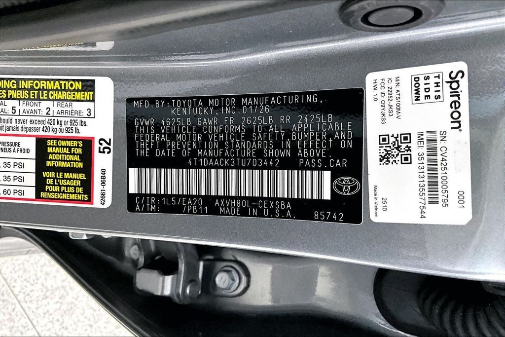 2026 Toyota Camry SE
