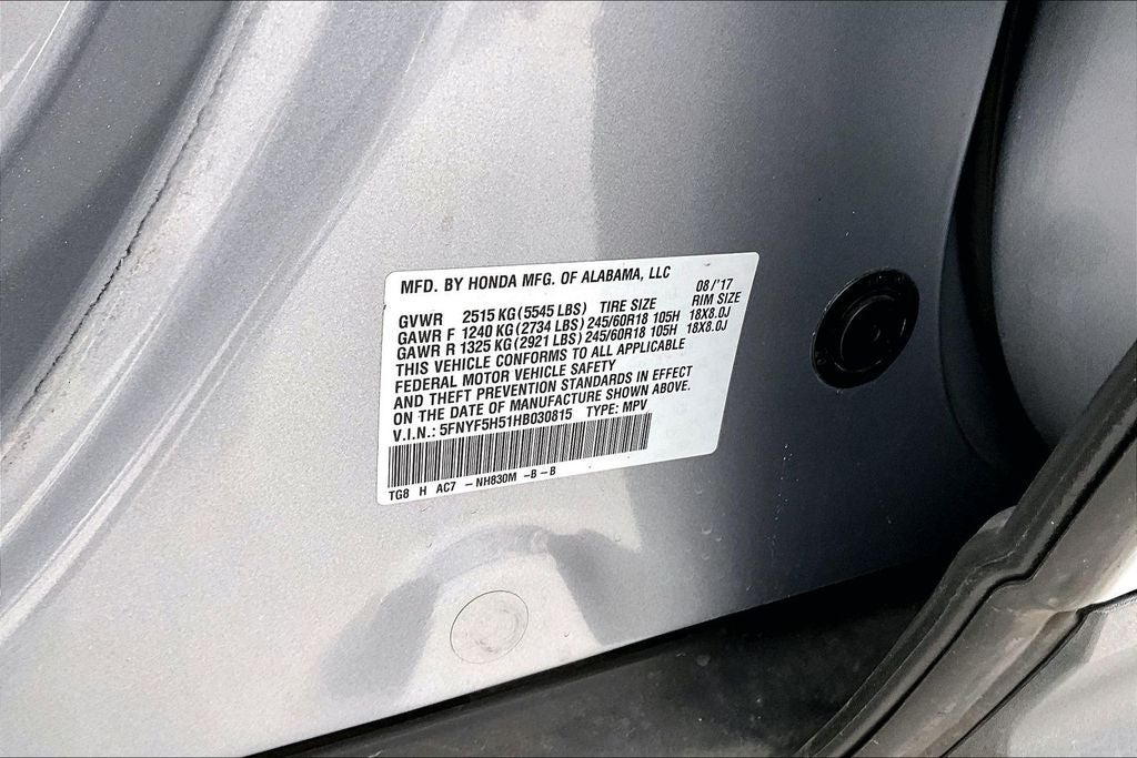2017 Honda Pilot EX-L