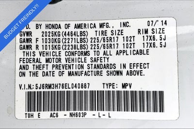 2014 Honda CR-V EX-L