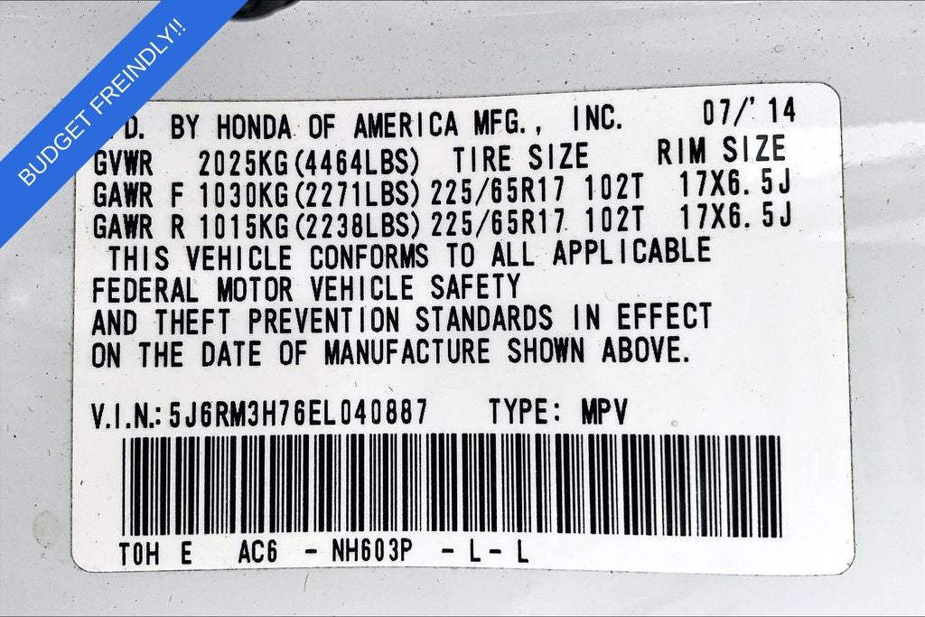 2014 Honda CR-V EX-L