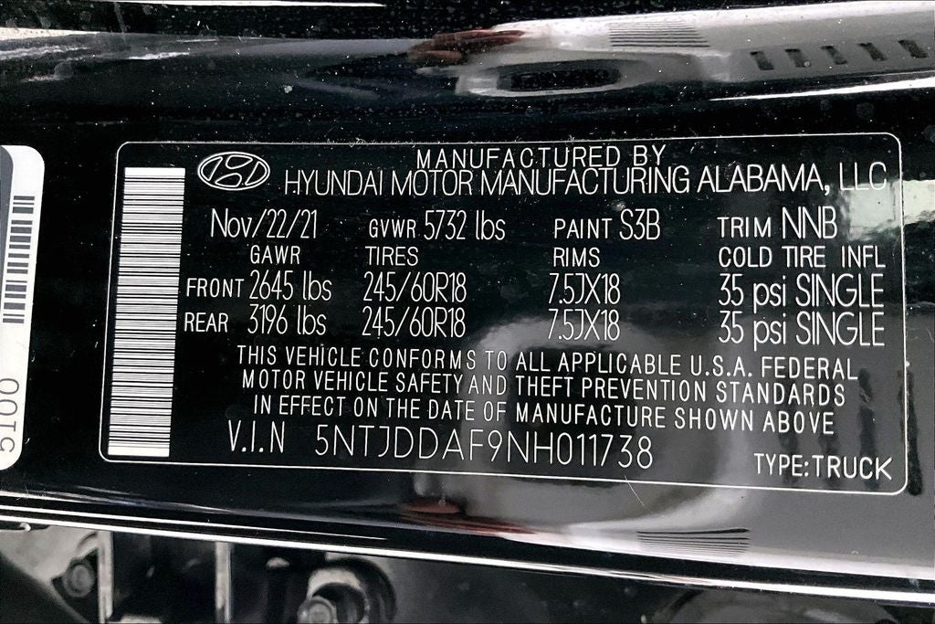 2022 Hyundai Santa Cruz SEL Premium AWD