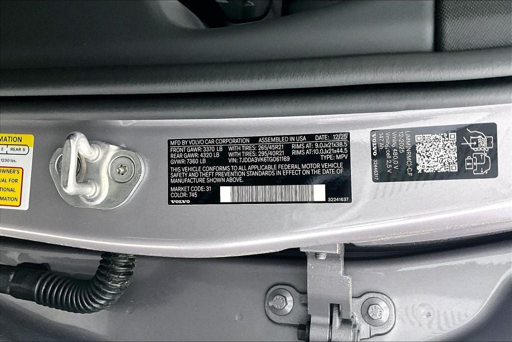 2026 Volvo EX90 Twin Motor Performance Plus 7-Seater