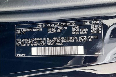 2020 Volvo S60 Hybrid T8 Polestar