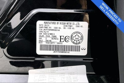 2022 INFINITI Q50 Red Sport 400