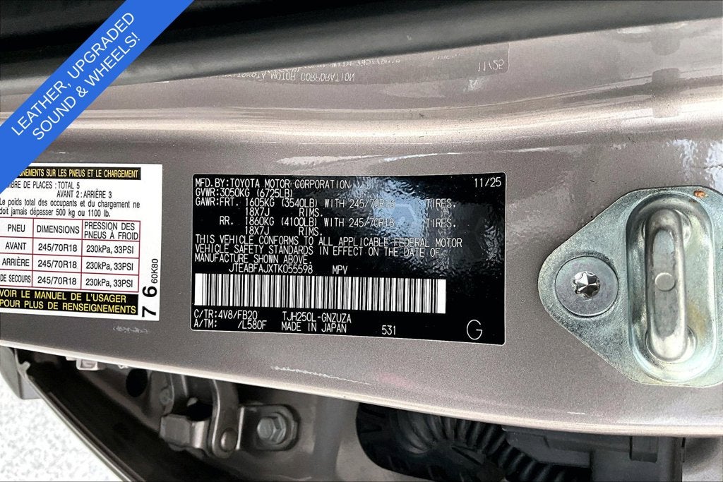 2026 Toyota Land Cruiser Base