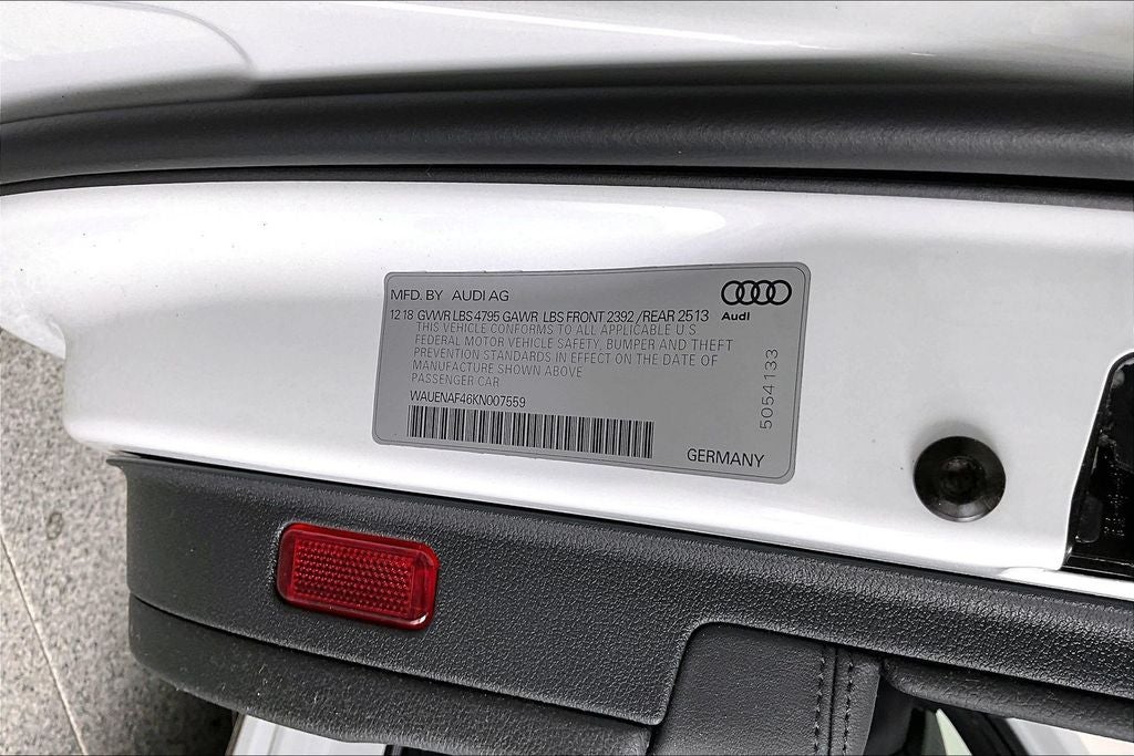 2019 Audi A4 2.0T Premium Plus quattro