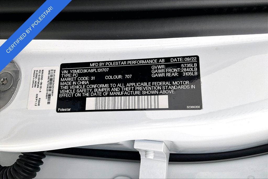 2023 Polestar 2 Long Range Dual Motor Pilot Plus