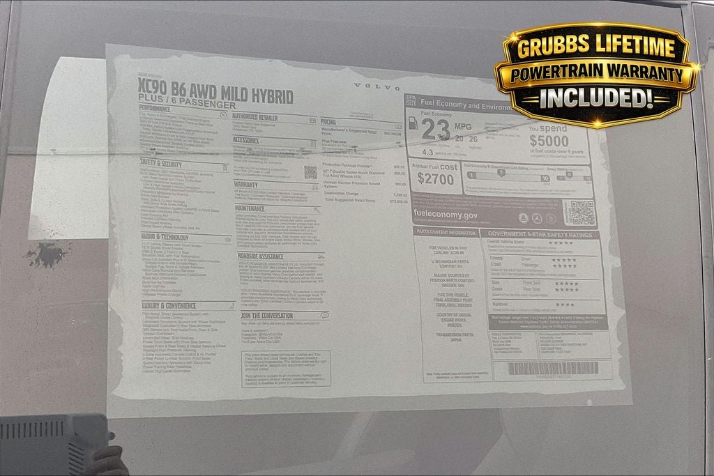 2026 Volvo XC90 B6 Plus 6-Seater