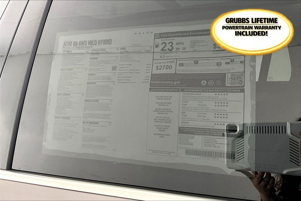 2026 Volvo XC90 B6 Plus 6-Seater