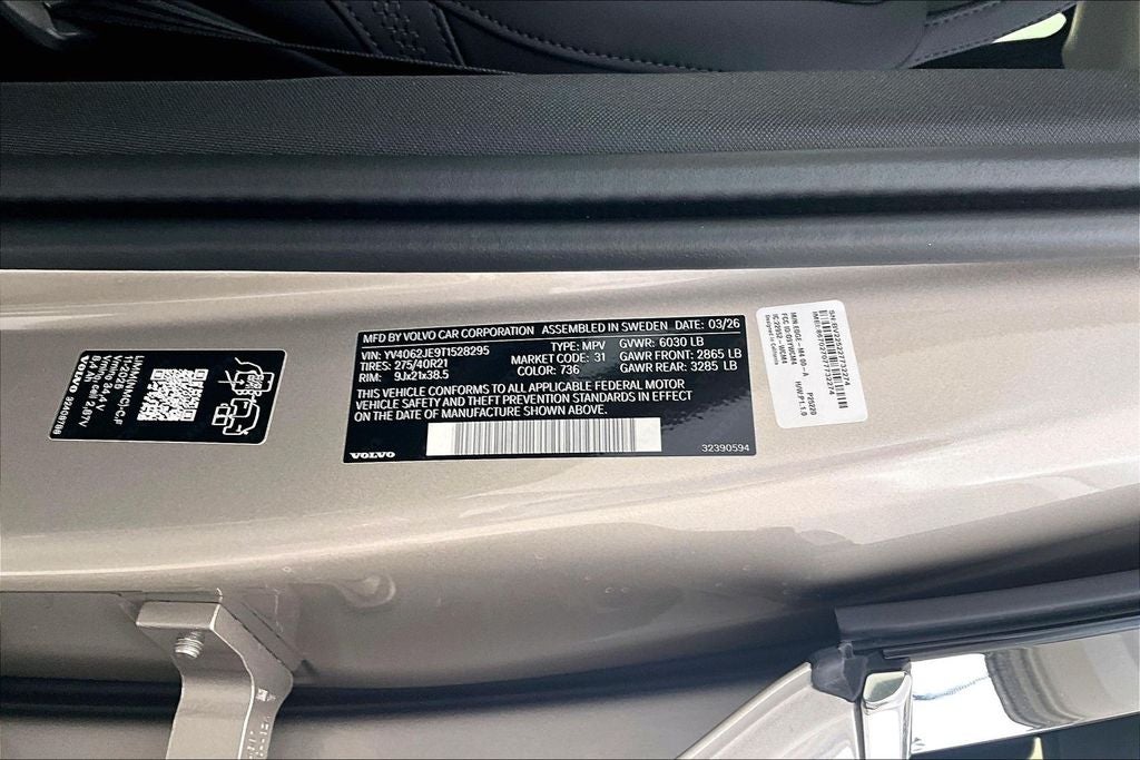 2026 Volvo XC90 B6 Plus 6-Seater