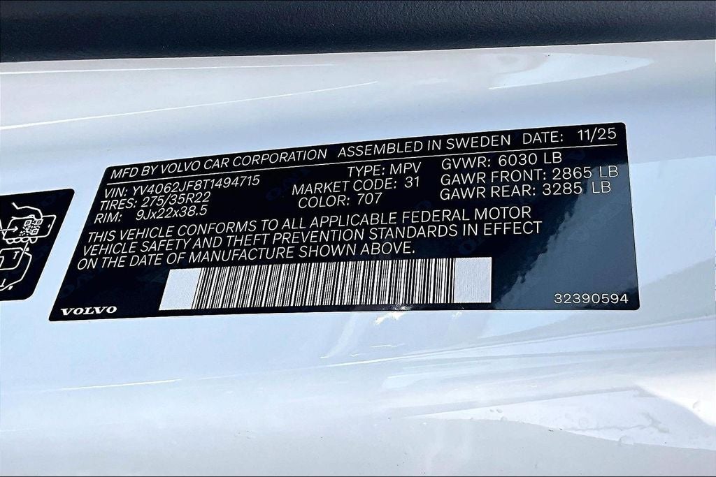 2026 Volvo XC90 B6 Ultra